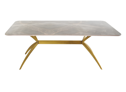 Rechteckiger Designer Küchentisch Luxuriöse Esszimmertische Möbel