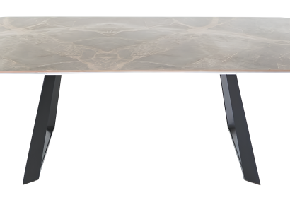 Stilvoller Esstisch Moderner Küchentisch Metallfüße Luxus Möbel