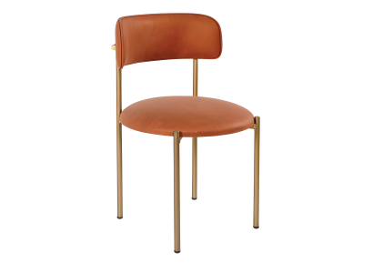 Moderner Brauner Lederstuhl Designer Esszimmerstühle Luxus Möbel