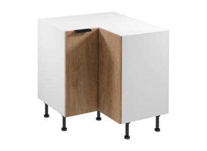 Eck-Küchenunterschrank Eckschrank Kücheneckschrank Küchenschrank Weiß