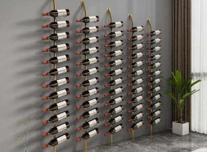 Wandweinregal Weinregal Edelstahlweinregal Designweinregal Wand-Weinhalter