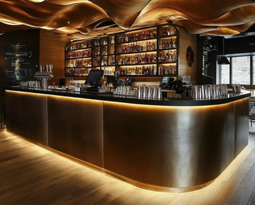 Barschrank Bartresen Bar Tresen Bartheke Barmöbel Thekenelement