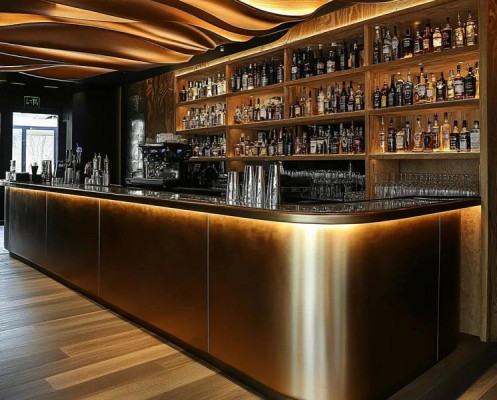 Barschrank Bartresen Bar Tresen Bartheke Barmöbel Thekenelement