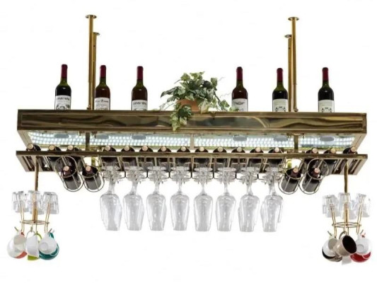 Weinauslage Weinregal Hängeweinregal Flaschenhalter Weinmöbel