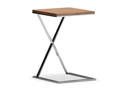 Beistelltisch aus Metall in Braun modern eleganter Wohnstil