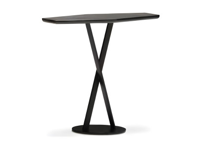 Moderner grauer Couchtisch aus Metall