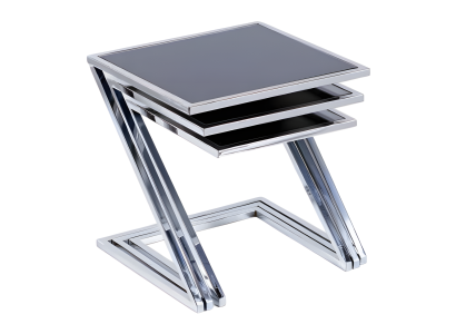 Moderner grauer Beistelltisch aus Holz