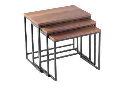 Beistelltisch Holz Beige Elegant Modern