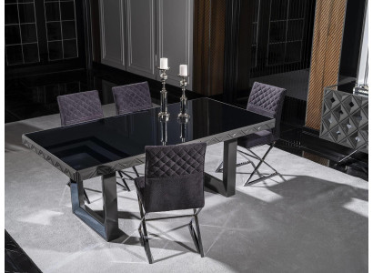 Esstisch Luxus Moderner Esstisch Grau Möbel Tisch Esszimmer Design Küche