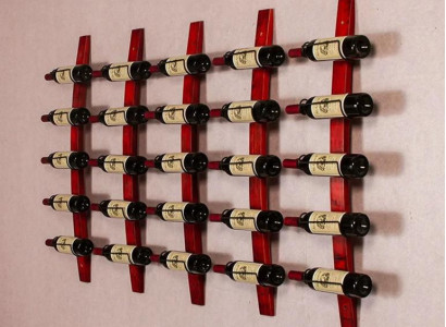 Wandweinregal Weinregal Edelstahlweinregal Designweinregal Wand-Weinhalter