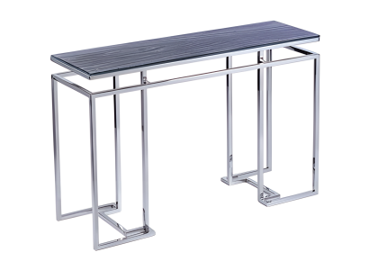 Moderner grauer Konsolentisch aus Holz