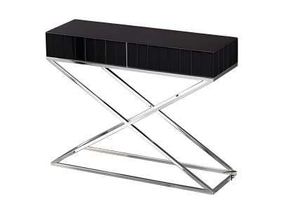 Moderner schwarzer Konsolentisch aus Holz