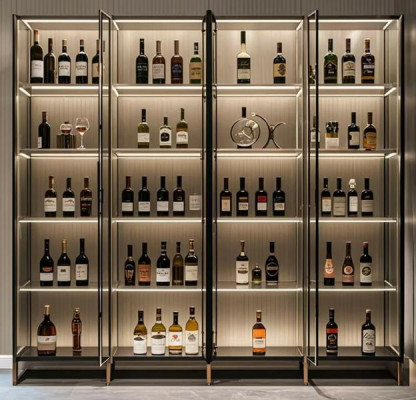Weinmöbel Weinschrank Flaschenregal Weinarchiv Flaschenregal Weinaufbewahrung