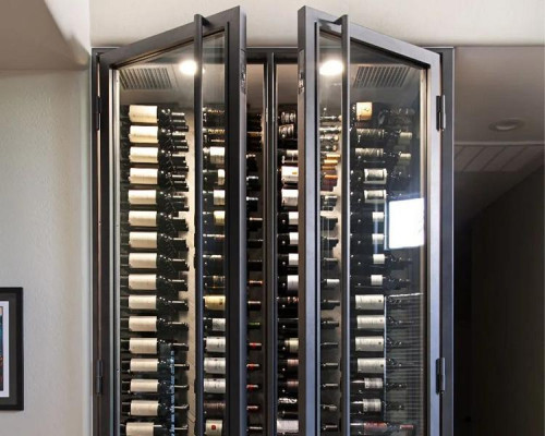 Weinschrank Weinlagerregal Vitrinenschrank Flaschenregal Weinmöbel