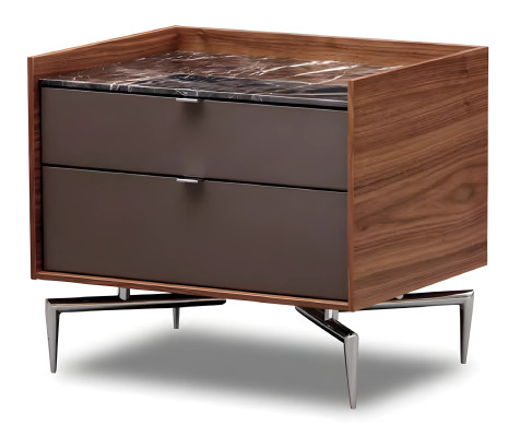 Nachttisch aus Holz – Für modernes Wohnen und praktischen Stauraum.