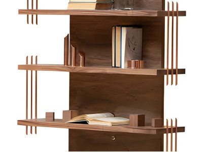 Das Bücherregal ist leicht zu reinigen und sieht aufgeräumt aus.