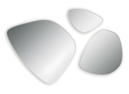 Der glatte, angenehme Spiegel Set schafft Komfort im täglichen Leben.