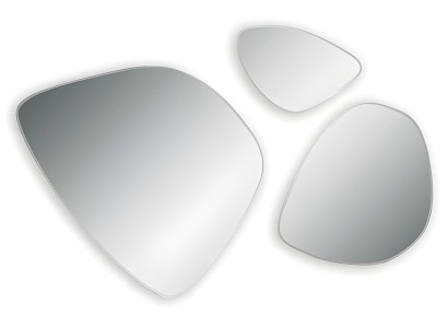 Der glatte, angenehme Spiegel Set schafft Komfort im täglichen Leben.