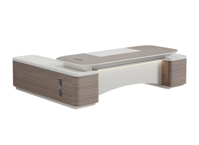 Arbeitszimmer Eckschreibtisch Büro Tisch Chef modern