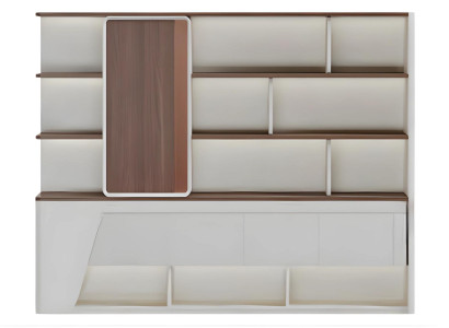 Modern Aktenschrank Bücherregal Büro Möbel praktisch 240cm