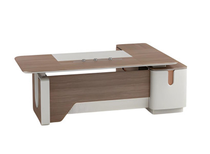 Eckschreibtisch Büro modern Holz Arbeitszimmer futuristisch Office