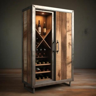Weinkommode Bar-Weinschrank Weinlagerung Flaschenaufbewahrung Weinmöbel