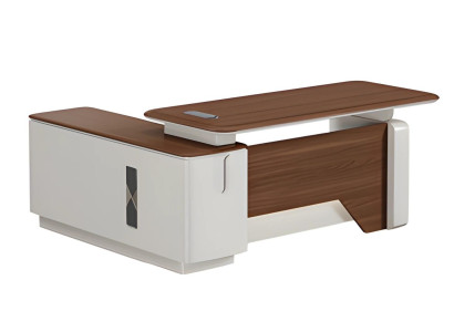 Eckschreibtisch Büro Tisch Office modern Holz Arbeitszimmer