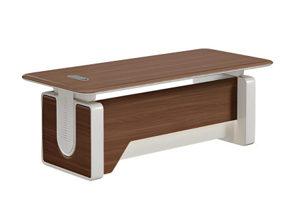 Schreibtisch Büro Tisch 200x90x75 cm modern Holz Arbeitszimmer