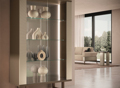 Vitrine mit Regalen – Schickes Design für Ihre wertvollen Gegenstände.