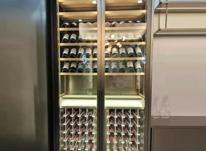 Glas Weinschrank Weinlagerregal Weindisplay Flaschenständer Weinmöbel