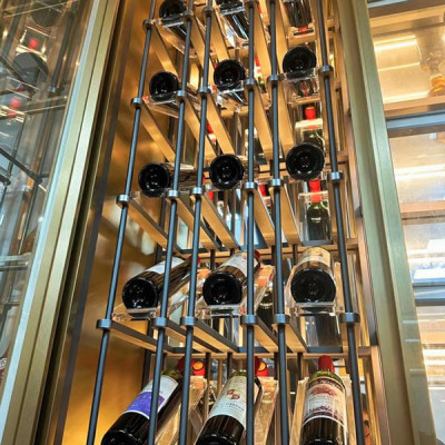 Weinschrank Vitrinenschrank Weinlagerung Weinkellerregal Weinmöbel