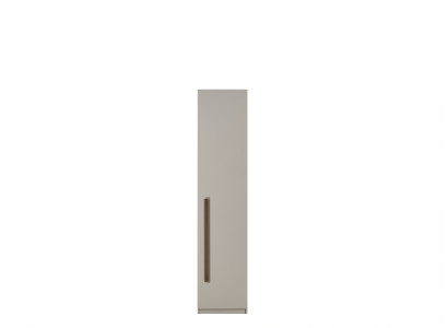 Kleiderschrank aus Holz in Beige modern eleganter Stauraum