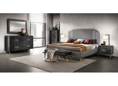 Innovatives, modernes Schlafzimmer-Set macht den Alltag leichter.