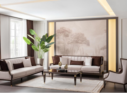 3+3+1 Sitzer & Couchtisch – großes & komfortables Wohnzimmer-Set