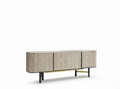 Elegantes Beige Holz Sideboard in Modernem Stil