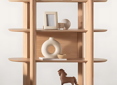 Bücherregal mit stabilem Design – Für eine stilvolle Raumgestaltung.