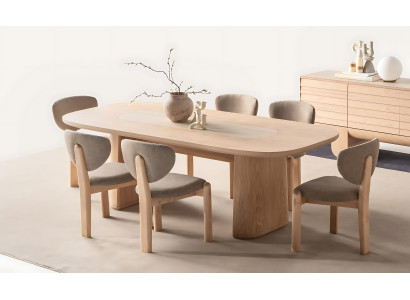 7-teiliges Esszimmer Set – Esstisch und 6 Stühle für ein stilvolles Zuhause