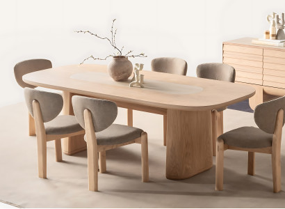 7-teiliges Esszimmer Set – Esstisch und 6 Stühle für ein stilvolles Zuhause