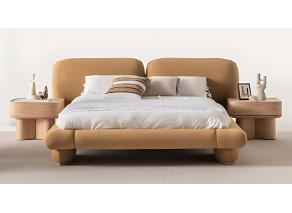 Schlafzimmer Set (Bett + 2x Nachttisch) Für ein modernes stilvolles Schlafzimmer