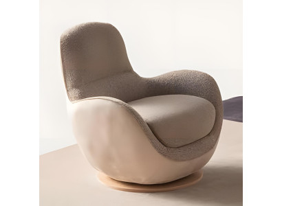 Stilvoller Sessel aus Kunstleder – Für elegantes Sitzen und Komfort.