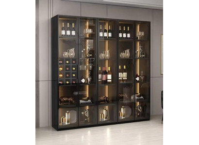 Weinschrank Weinvitrine Weinregal Glasschrank Weinkühlschrank Flaschenregal