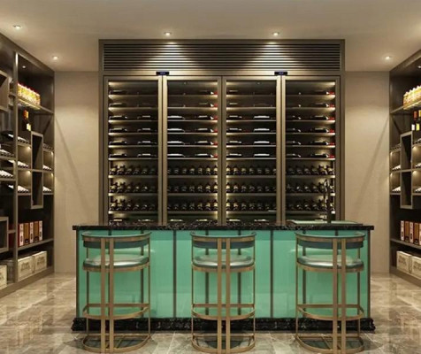 Barschrank Weinschrank Weinarchiv Weinmöbel Weinregal Flaschenregal