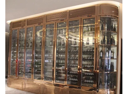 Weinschrank Vitrine Weinregal Glasschrank Weinkühlschrank Flaschenregal