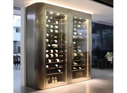 Weinschrank Weinkühlschrank Schaukasten Weinmöbel Schrankvitrine