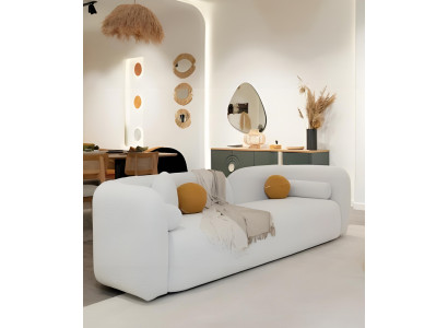 Dreisitzer Sofa Couch Wohnlandschaft Modern Funktional Stilvoll