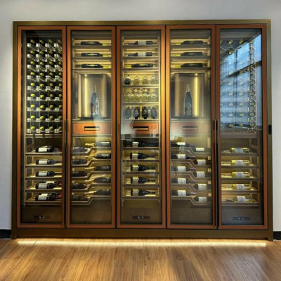 Weinschrank Weinkühlschrank Weinkühlvitrine Weinkühlgerät Wein-Display