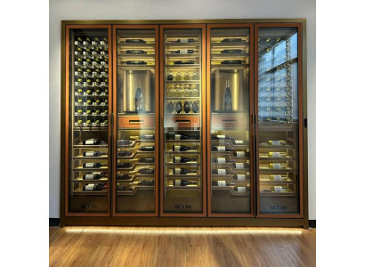 Weinschrank Weinkühlschrank Weinkühlvitrine Weinkühlgerät Wein-Display