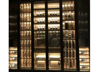 Weinschrank Vitrine Weinregal Glasschrank Weinkühlschrank Flaschenregal
