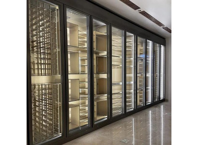 Weinkühlschrank Weinkühlgerät Design-Weinschrank Weinhalter Flaschenregal