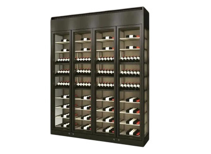 Temperierter Weinschrank Weinkühlschrank Weinklimaschrank Weinmöbel Weinablage